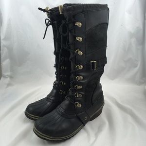 Sorel black winter conquest Carly 2 size 7.5